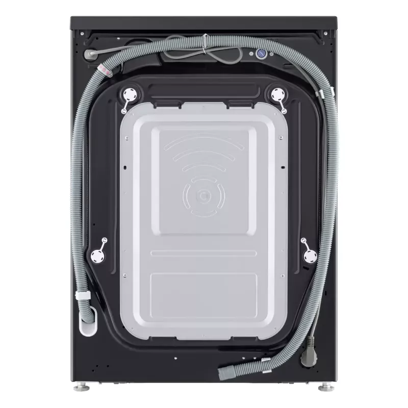 LG F4X5011TBB , A, Front loading, Washing capacity 11 kg, Depth 56.5 cm, 1400 RPM, Black washing machine Front-load 1351 RPM