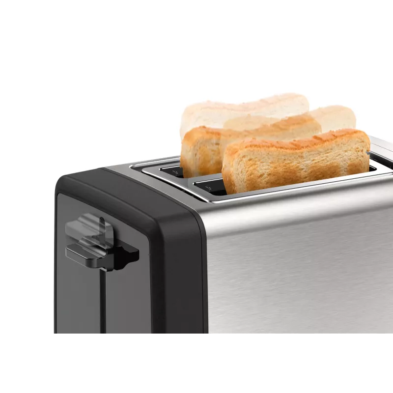 Bosch TAT4P420 toaster 2 slice(s) 970 W Black, Stainless steel