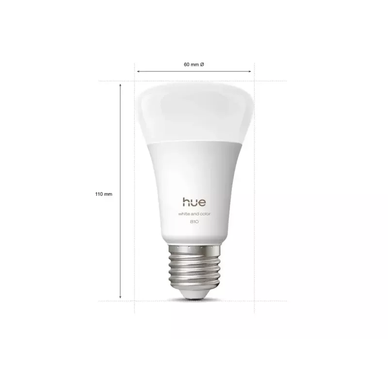 Philips Hue White and colour ambience A60 – E27 smart bulb – 810