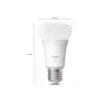 Philips Hue W 810 A60 2P EU | E27 | 7 W | Warm white to cool white light | Bluetooth, Zigbee