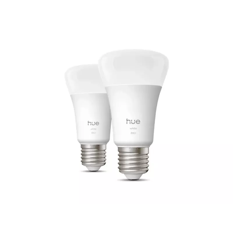 Philips Hue W 810 A60 2P EU | E27 | 7 W | Warm white to cool white light | Bluetooth, Zigbee