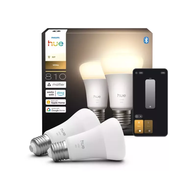 Philips Hue W 810 A60 2P EU | E27 | 7 W | Warm white to cool white light | Bluetooth, Zigbee