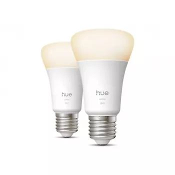 Philips Hue W 810 A60 2P EU | E27 | 7 W | Warm white to cool white light | Bluetooth, Zigbee