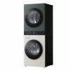 Washer dryer LG WT1210EGF freestanding front-load, 22 kg, 1400 RPM, Green/White