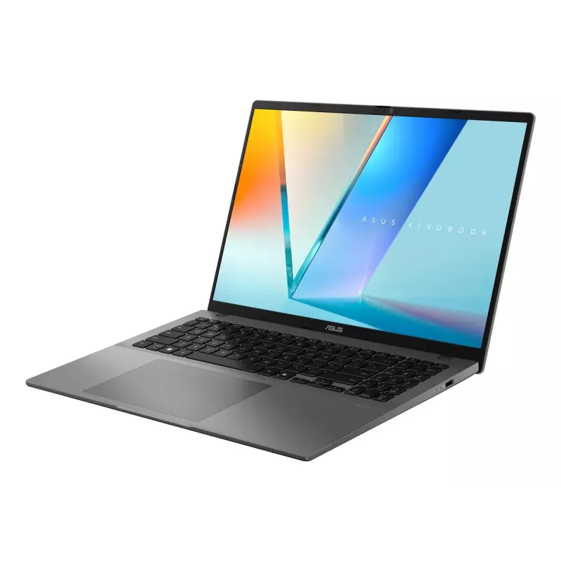 Laptop ASUS Vivobook S16 M3607HA-SH080W Copilot+ PC — AMD Ryzen 7 260, 16 inch WUXGA, 16 GB DDR5, 1 TB SSD, Windows 11 Home, Grey