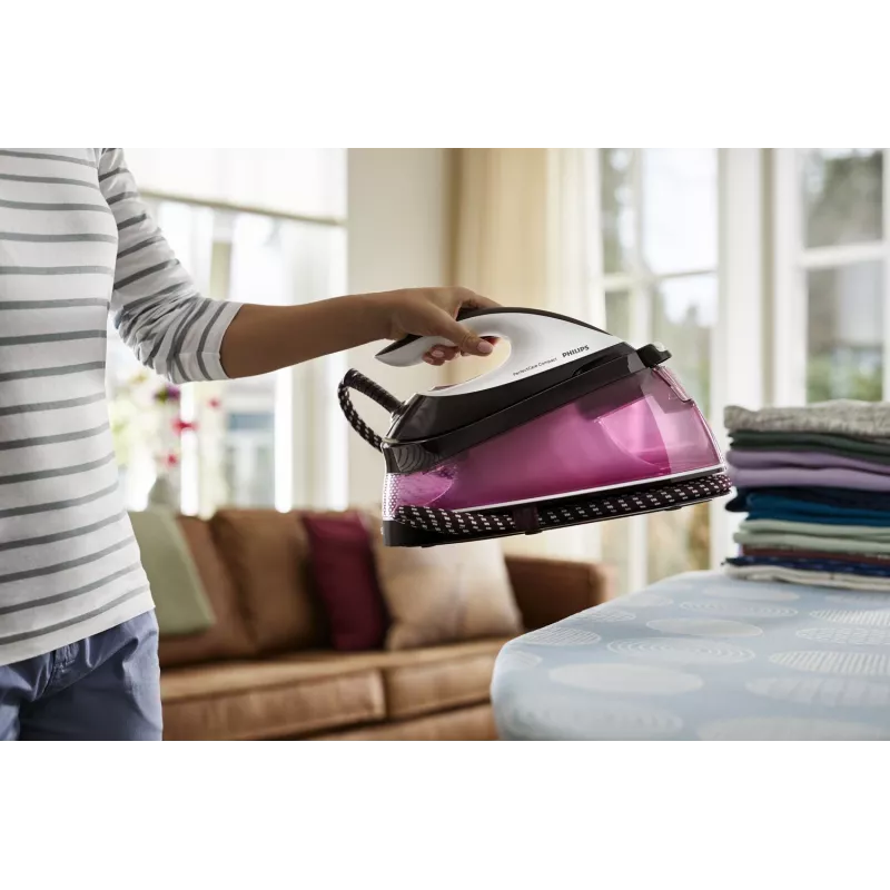 Philips GC7842/40 steam ironing station 2400 W 1.5 L SteamGlide Plus soleplate Purple, White