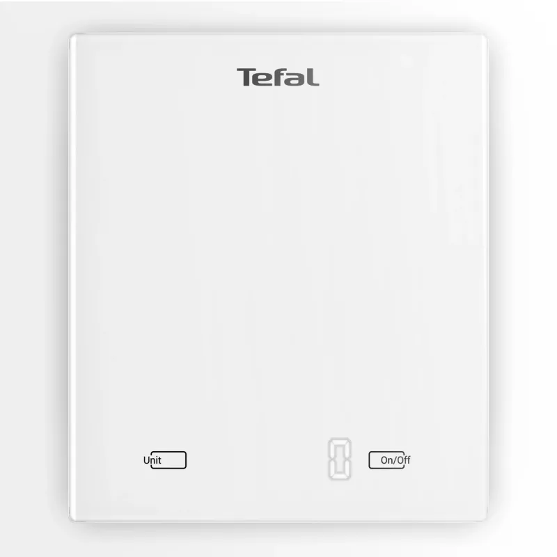 Electronic kitchen scale Tefal Essential BC5504V0 — 5 kg capacity, 1 g accuracy, LCD display, white