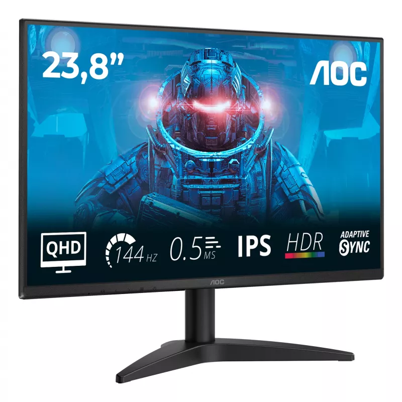 AOC B3 Q24B36X computer monitor 60.5 cm (23.8 inch) 2560 x 1440 pixels Quad HD LED Black