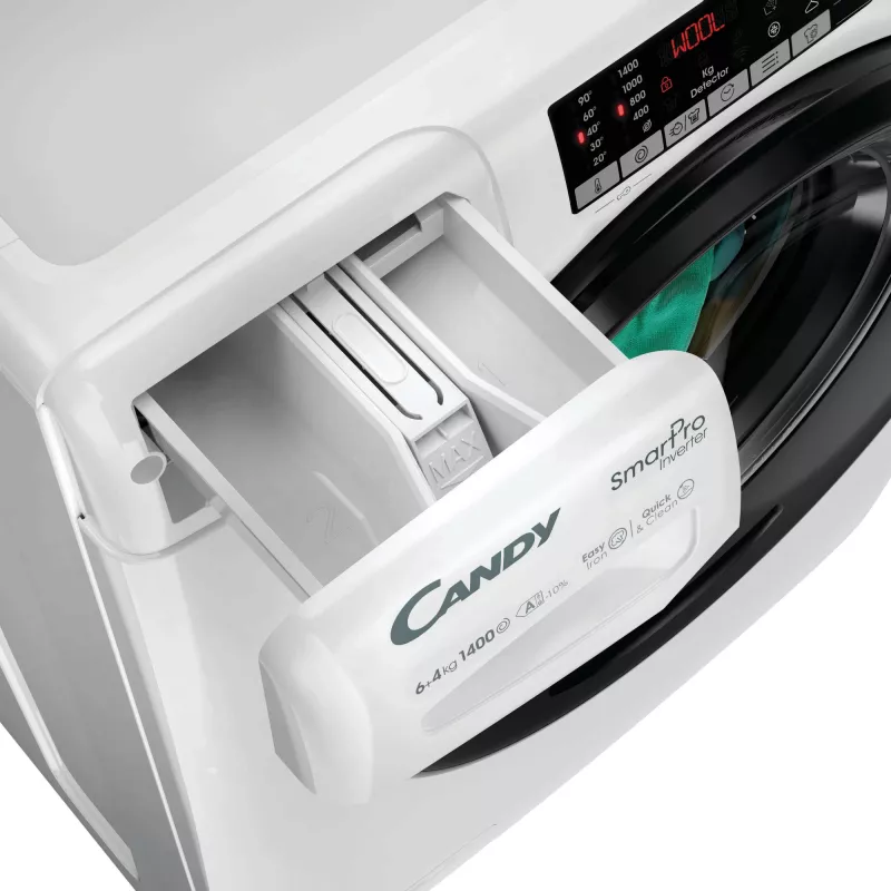 Candy Smart Pro CSOW44644TWMB6-S washer dryer Freestanding Front-load White