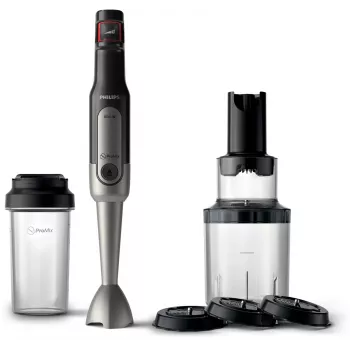 Immersion blender Philips Viva Collection HR2656/90 Black Brushed steel