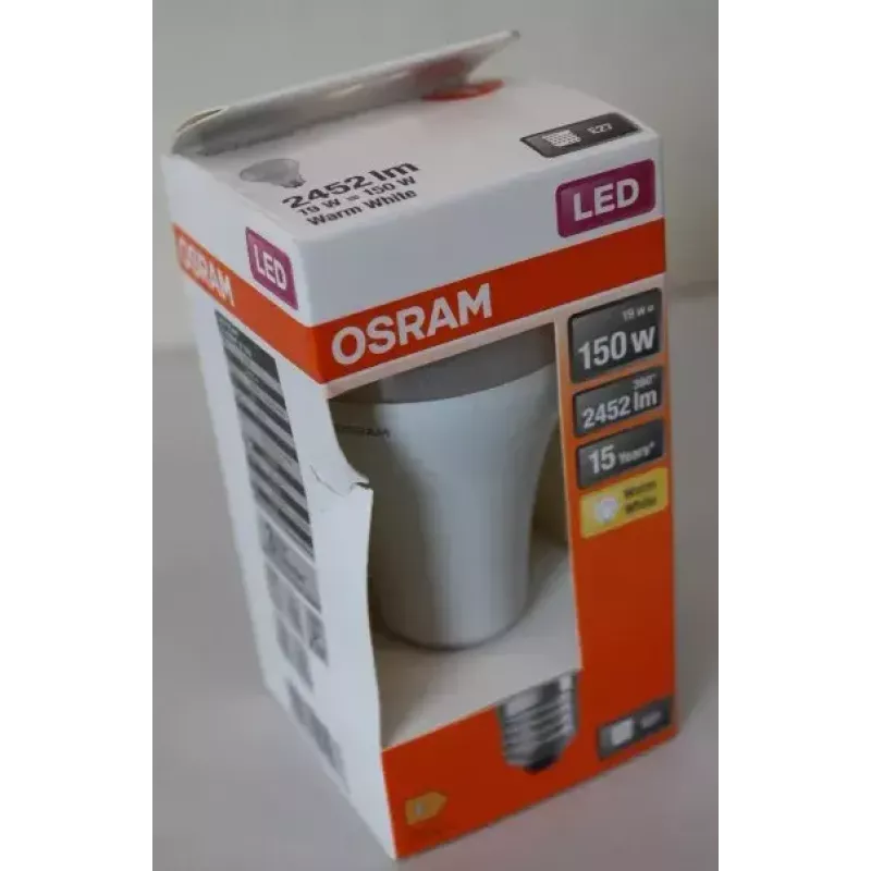 LEDvance Parathom Classic LED E27 19W 827 (Warm White) non-dimmable — damaged packaging