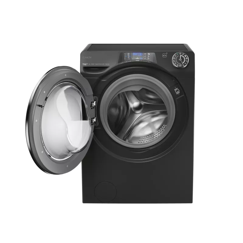 Candy RapidÓ PRO RP 496BWMBCB/1-S washing machine Front-load 9 kg 1400 RPM Black