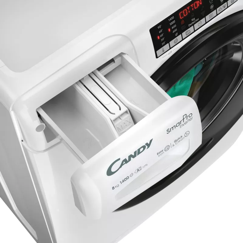 Candy Smart Pro Inverter CSO486TWMB6/1-S washing machine Front-load 8 kg 1400 RPM White