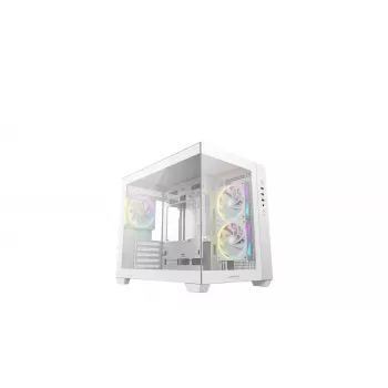 PC case DeepCool CG330 3F White — Mid-tower ATX chassis, white