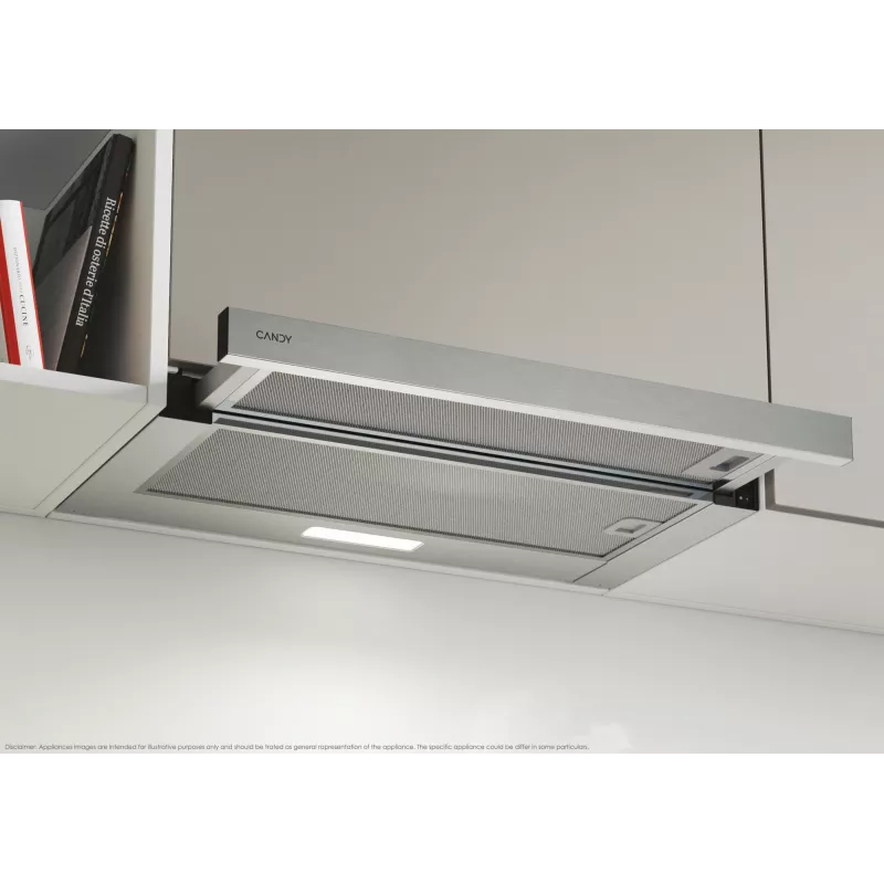 Candy CBT625/2X/1 Semi built-in (pull out) Stainless steel 332.1 m³/h