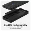 SSD enclosure Hyper HD2500GL for M.2 PCIe SSD (USB4 Gen4, USB‑C) Black