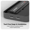 SSD enclosure Hyper HD2500GL for M.2 PCIe SSD (USB4 Gen4, USB‑C) Black