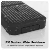 SSD enclosure Hyper HD2500GL for M.2 PCIe SSD (USB4 Gen4, USB‑C) Black