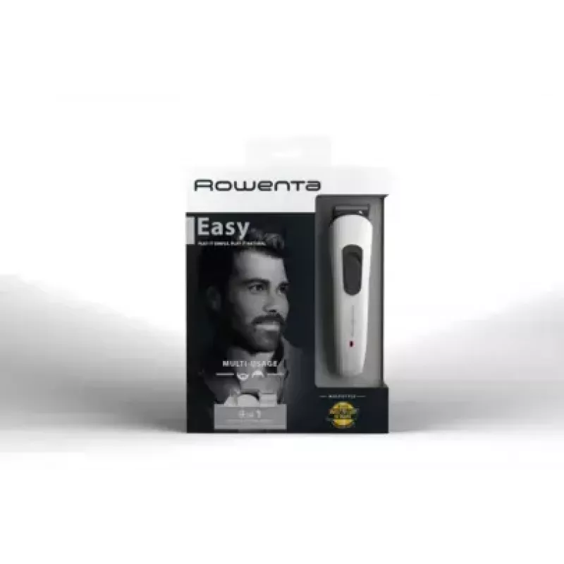 Hair trimmer Rowenta TN8961F4 — cordless/AC, NiMH battery, 1–12 mm length, black and white