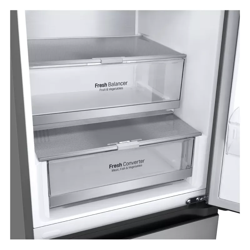 LG GBV7280CPY.APYQEUR fridge-freezer Freestanding 387 L Stainless steel
