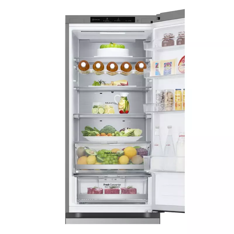 LG GBV7280CPY.APYQEUR fridge-freezer Freestanding 387 L Stainless steel