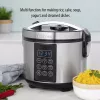 Multicooker Tristar RK-6132 — 1.5 L, 500 W, 7 auto programs, LCD, stainless steel/black