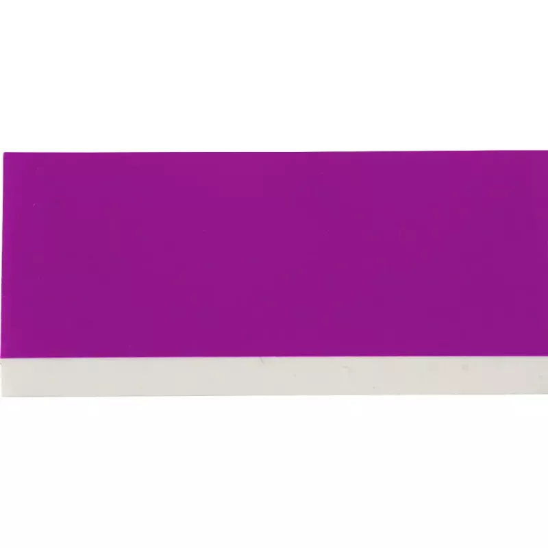 Self-adhesive printer label Brady M21-750-595-PL — vinyl, purple on white, 1.91 cm × 6.4 m