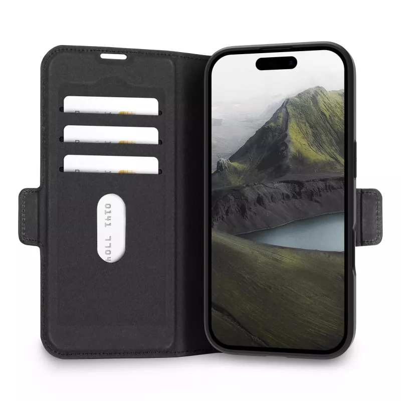 dbramante1928 Oslo Pro Folio Case for iPhone 17, Black