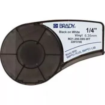 Self-adhesive printer label Brady 139744 Black White