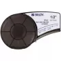 Printer self-adhesive label Brady 139742 — acrylic/vinyl, 1.27 cm × 6.4 m, black on white