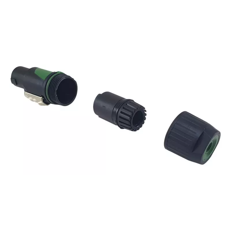 4‑Pole speakON cable connector EQUIP 4‑pole female, black, 22.5×22.5 mm, 30 g