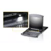 ATEN KL1508AN rack console 48.3 cm (19 inch) 1280 x 1024 pixels Metal Black 1U