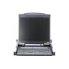 ATEN CL5716IM rack console 43.2 cm (17 inch) 1280 x 1024 pixels Metal, Plastic Black 1U