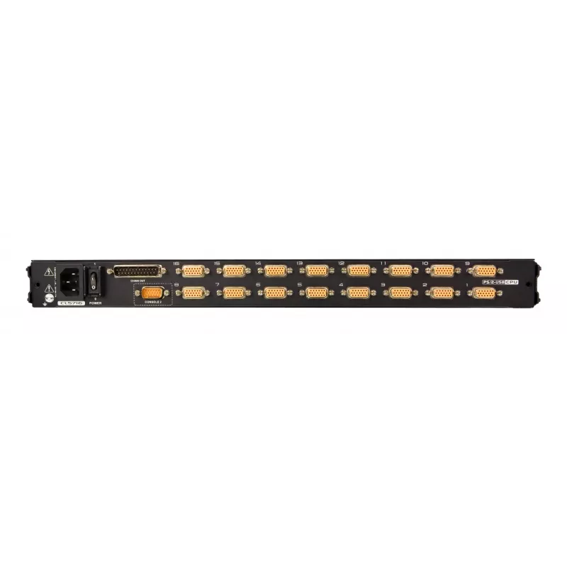 ATEN CL5716M rack console 43.2 cm (17 inch) 1280 x 1024 pixels Metal, Plastic Black 1U