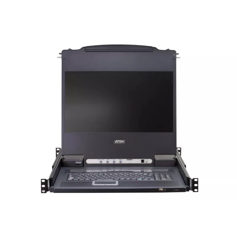 ATEN CL5716M rack console 43.2 cm (17 inch) 1280 x 1024 pixels Metal, Plastic Black 1U