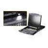 ATEN CL5808N rack console 48.3 cm (19 inch) 1280 x 1024 pixels Metal, Plastic Black 1U