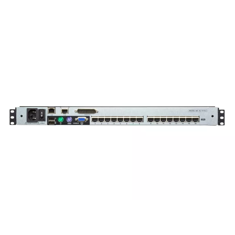 ATEN KL1516AIM rack console 43.2 cm (17 inch) 1280 x 1024 pixels Metal Black 1U