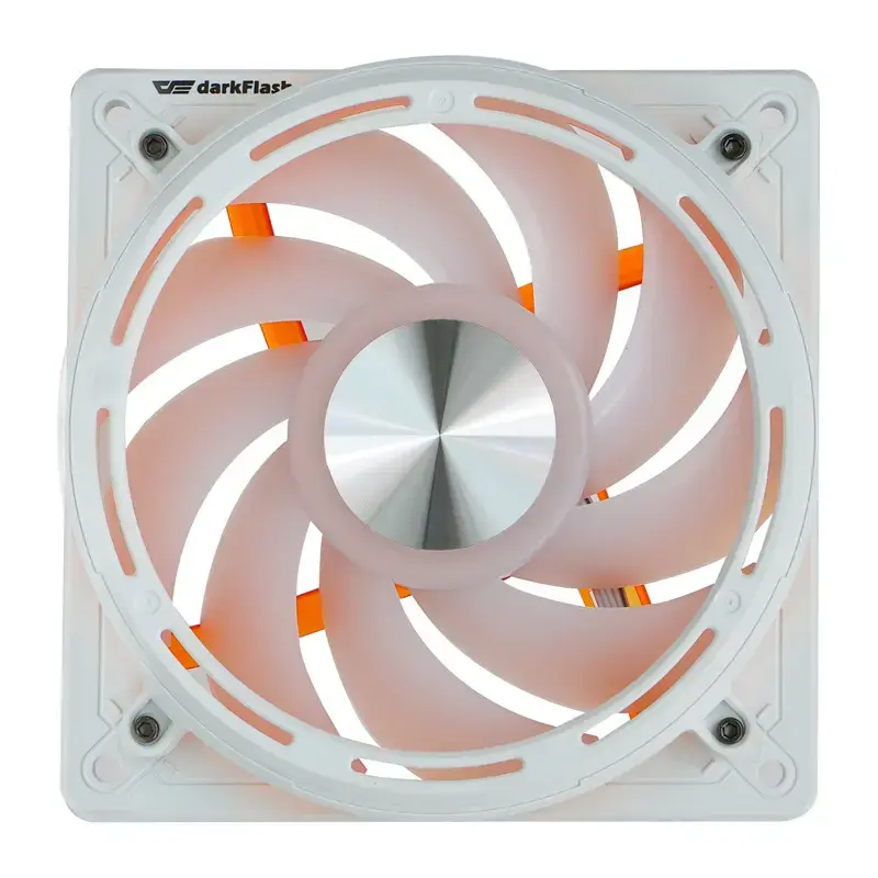 Cooling fan Darkflash DE8 (white) — single case/fan cooling