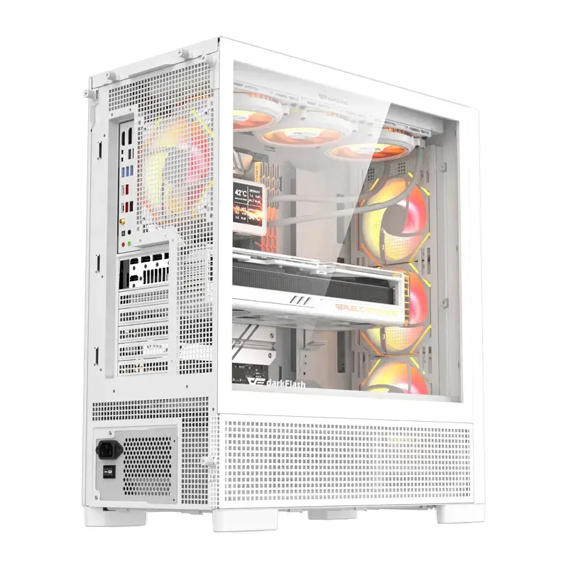 Computer case Darkflash AIRNOVA (white) with 3 preinstalled fans
