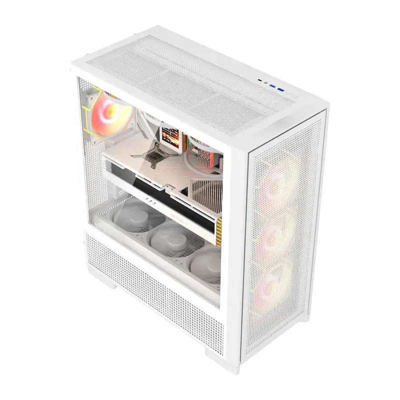 Computer case Darkflash AIRNOVA (white) with 3 preinstalled fans