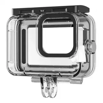 Protective case combo Telesin for GoPro Hero 12/11/10/9 – hard shell and silicone cover set