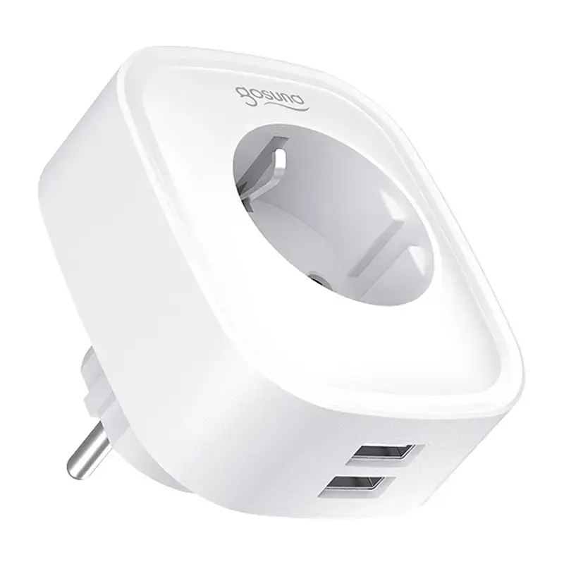 Smart WiFi socket Gosund SP112-M with 2x USB — two-pack