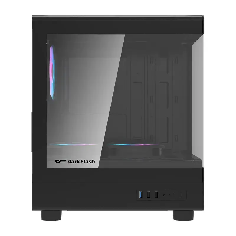 Computer case DarkFlash DB330M Black v2 with three preinstalled fans