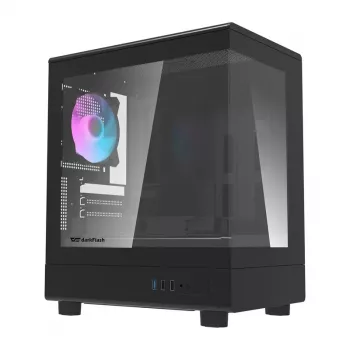 Computer case DarkFlash DB330M Black v2 with three preinstalled fans