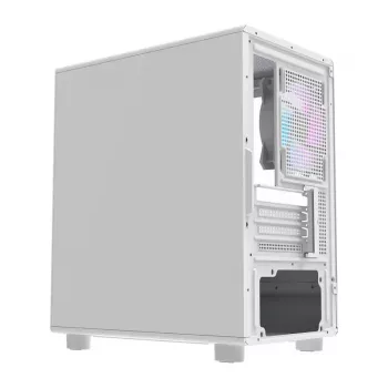 Darkflash computer case DB330M White v2 with three preinstalled fans, micro-ATX/mATX support