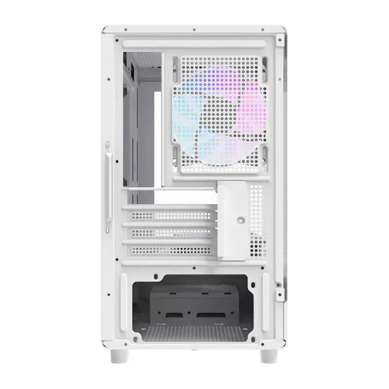 Darkflash computer case DB330M White v2 with three preinstalled fans, micro-ATX/mATX support