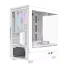 Darkflash computer case DB330M White v2 with three preinstalled fans, micro-ATX/mATX support