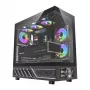 Computer case DarkFlash DS950V with front display (black) and 6 preinstalled fans