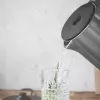Electric kettle GASTROBACK Design Cool Touch 1.5 L 2200 W, Stainless steel/Black