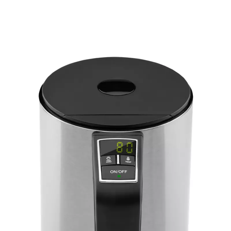Electric kettle GASTROBACK Design Cool Touch 1.5 L 2200 W, Stainless steel/Black